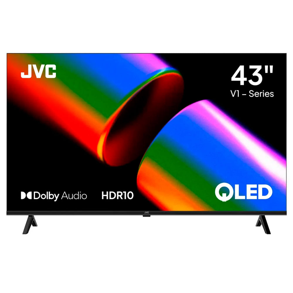 Smart TV JVC 43" Full HD QLED Google TV LT-43KM4584 (2026)