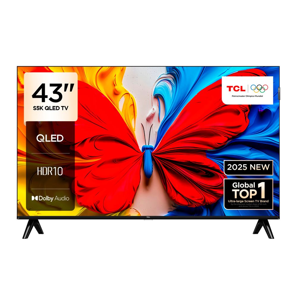 Smart TV TCL 43" Full HD QLED, Google TV, 43S5K 2026
