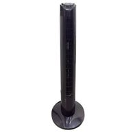 Ventilador de torre Westminster 32"", panel digital, control remoto, 45W, oscilaión amplia, 3 velocidades, negro