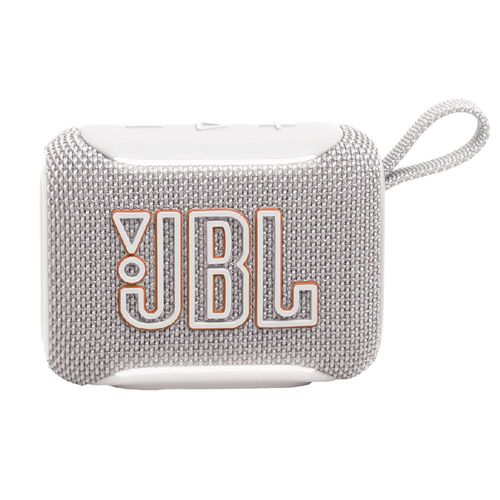 Parlante Bluetooth JBL Go 5, 4.8W, resistente al agua IP68, hasta 10 horas de reproducción, blanco