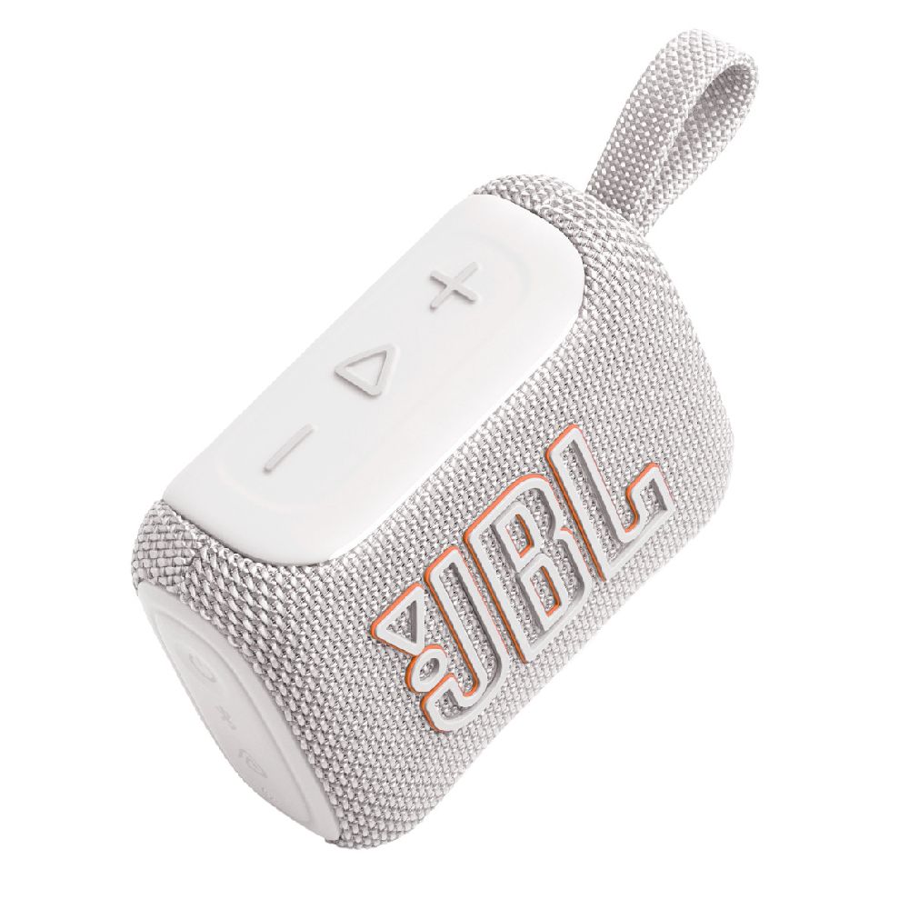 Imagen 2 del producto Parlante Bluetooth JBL Go 5, 4.8W, resistente al agua IP68, hasta 10 horas de reproducción, blanco