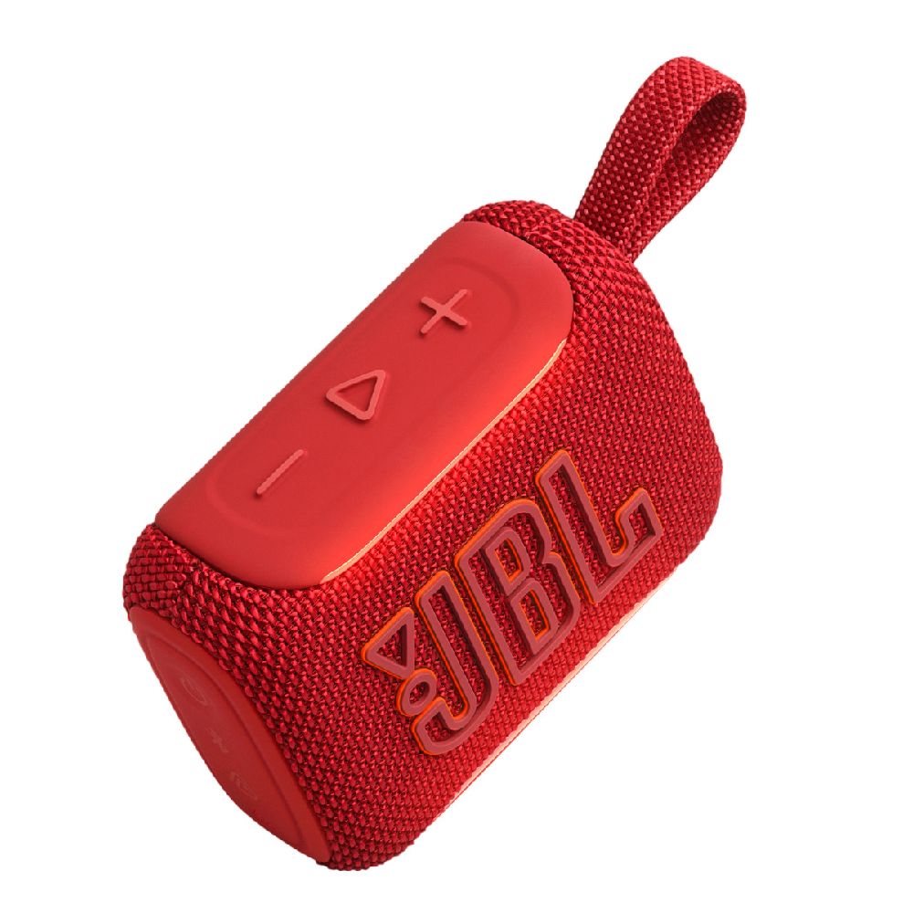 Imagen 2 del producto Parlante Bluetooth JBL Go 5, 4.8W, resistente al agua IP68, hasta 10 horas de reproducción, rojo