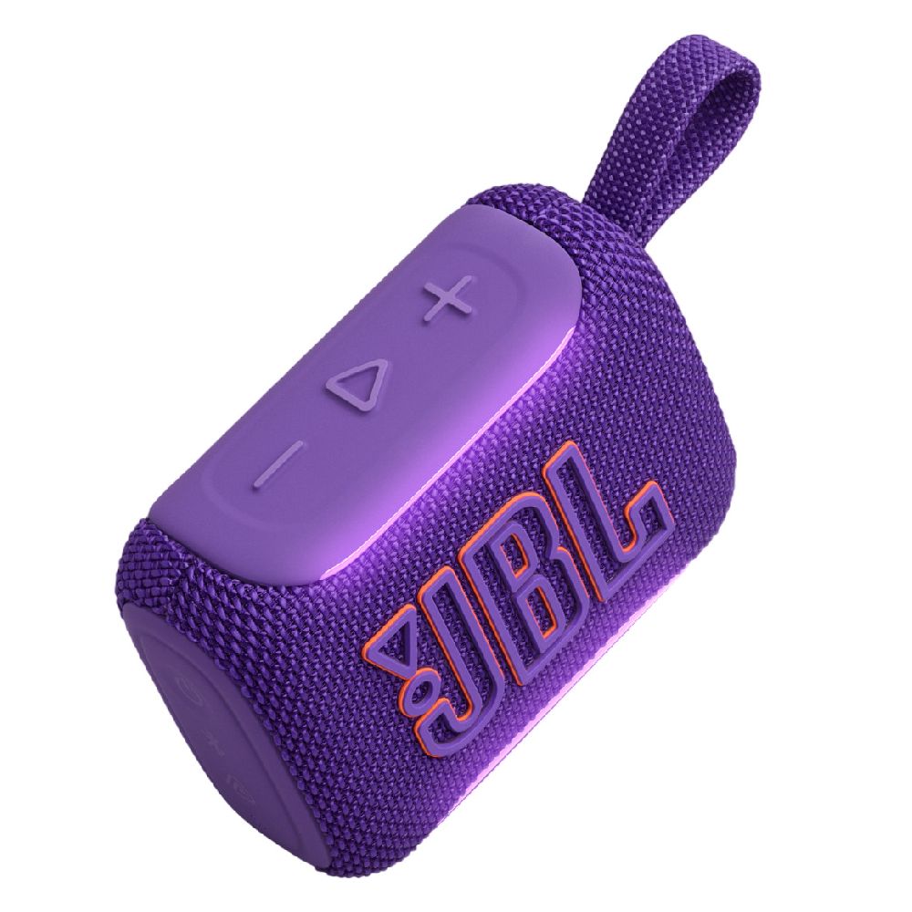 Imagen 2 del producto Parlante Bluetooth JBL Go 5, 4.8W, resistente al agua IP68, hasta 10 horas de reproducción, púrpura