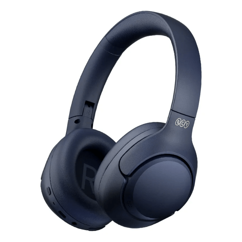 Audífonos bluetooth over ear QCY H3 ANC, cancelación de ruido, hasta 60 horas, control de música y llamadas, azul