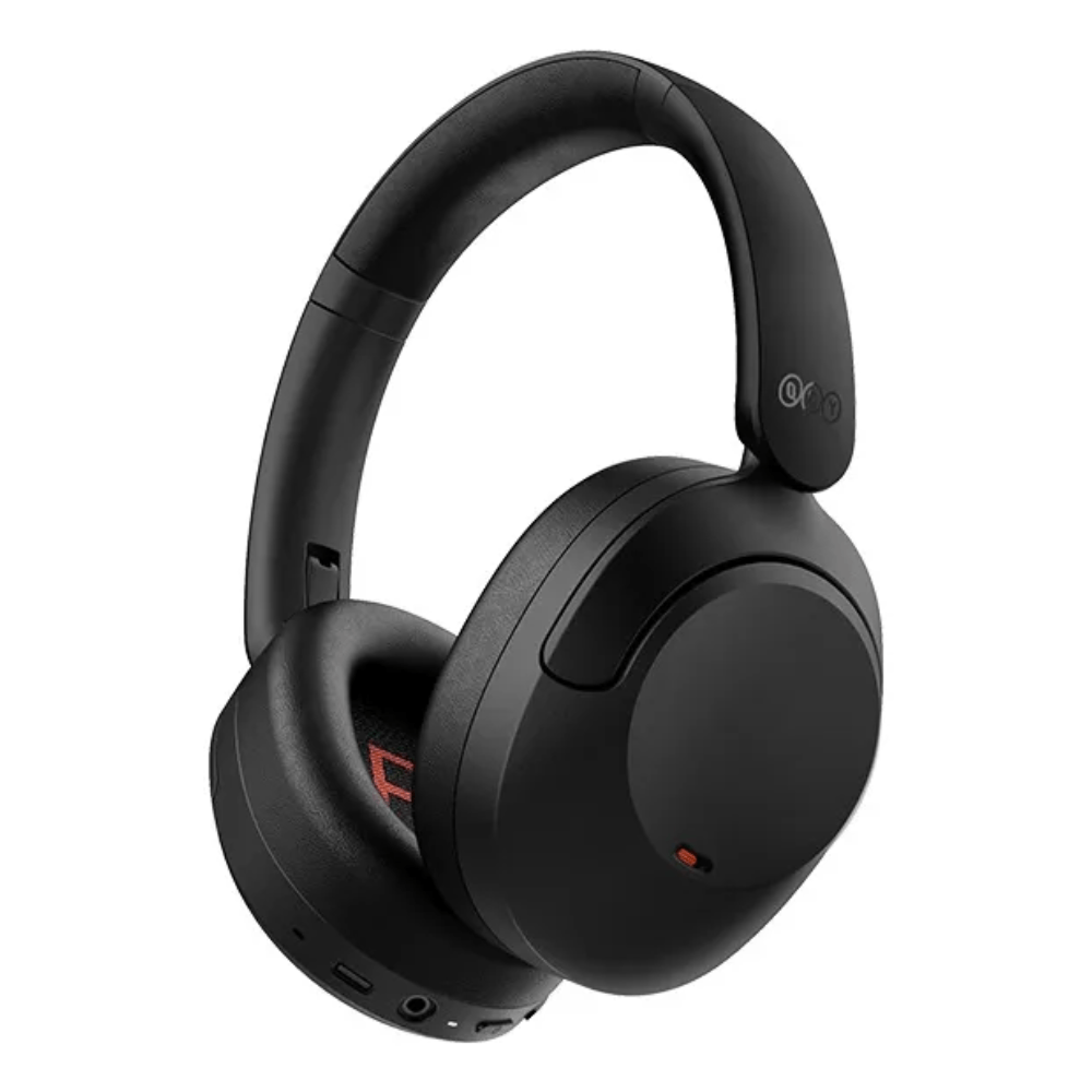Audífonos bluetooth over ear QCY H4, cancelación de ruido, hasta 70 horas, IPX5, control de música y llamadas, negro