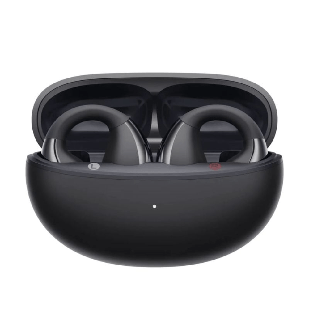 Audífonos Bluetooth True Wireless QCY Crossky C30, IPX4, hasta 25 horas, ENC, Bluetooth 5.4 open-ear, negro
