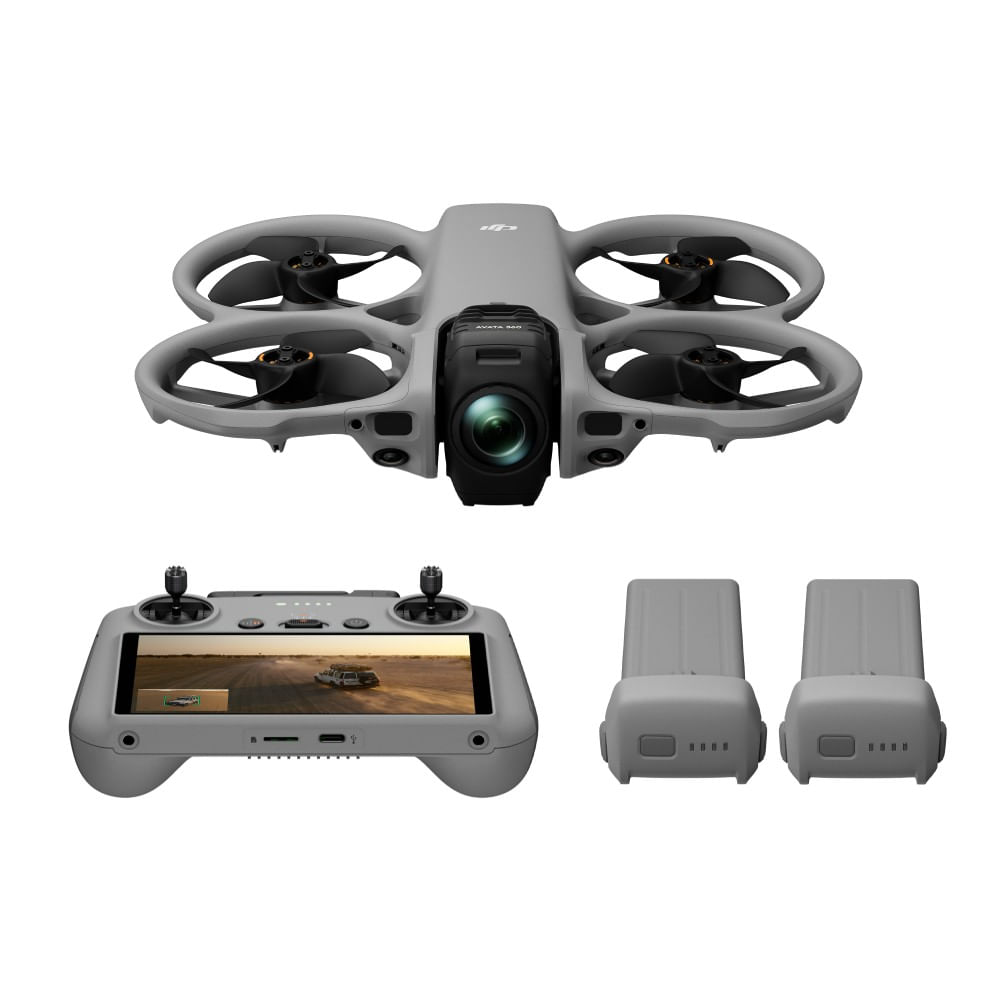 Imagen 2 del producto Drone DJI Avata 360 Fly More Combo (RC 2) cámara 120 MP, grabación hasta 8K, modo 360°, vuelo hasta 23 minutos, gris