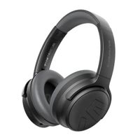 Audífonos con cancelación de ruido SoundPeats Space Pro, micrófono incorporado, máx. 151 horas, control de música y llamadas, negro