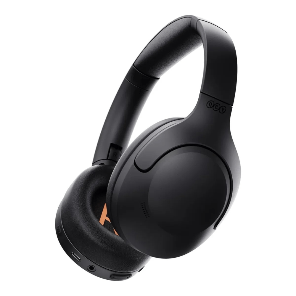 Imagen 1 del producto Audífonos con cancelación de ruido QCY H3 Lite, micrófono incorporado, máx. 60 horas, control de música y llamadas, negro