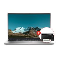 Laptop Dell DC15250  15.6"", Intel Core i5, 8GB RAM 512GB SSD, FreeDos - sin sistema operativo, silver + Impresora Epson L3250 Wi-Fi