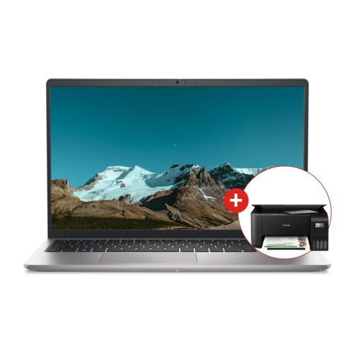 Laptop Dell DC15250  15.6", Intel Core i5, 8GB RAM 512GB SSD, FreeDos - sin sistema operativo, silver + Impresora Epson L3250 Wi-Fi