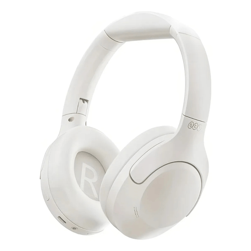 Audífonos con cancelación de ruido QCY H3 Lite, micrófono incorporado, máx. 60 horas, control de música y llamadas, blanco