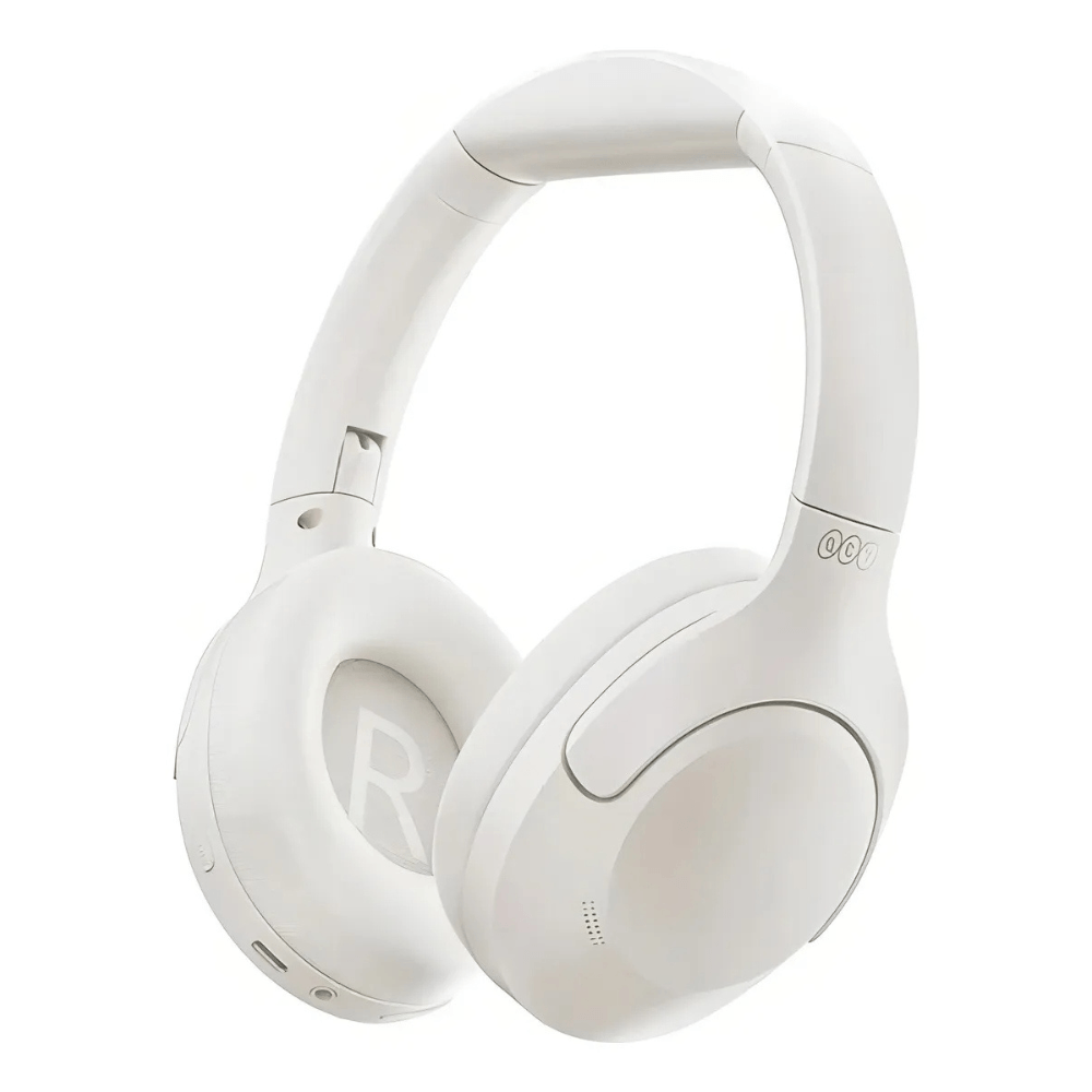 Imagen 1 del producto Audífonos con cancelación de ruido QCY H3 Lite, micrófono incorporado, máx. 60 horas, control de música y llamadas, blanco