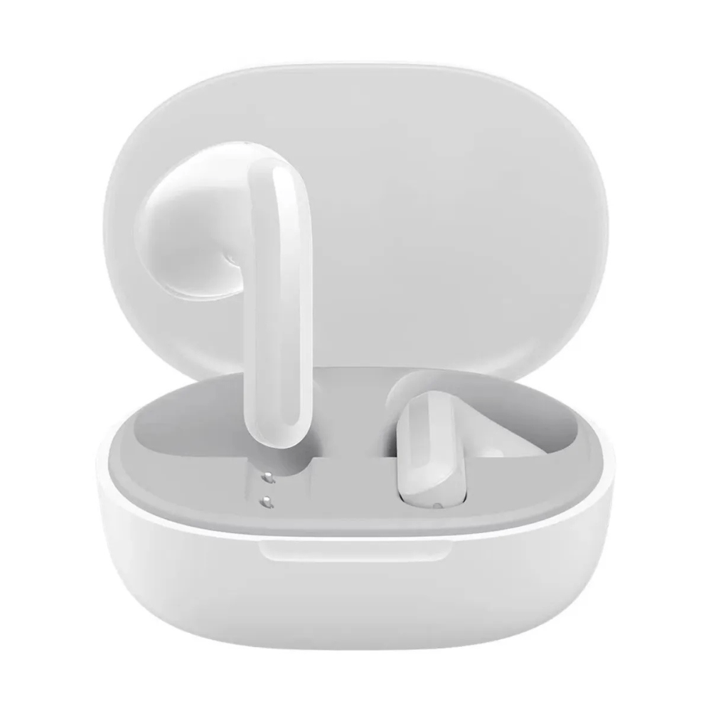 Audífonos bluetooth in ear Xiaomi Redmi Buds 4 Lite, cancelación de ruido, micrófono incorporado, máx.20 horas, control de música y llamadas, blanco