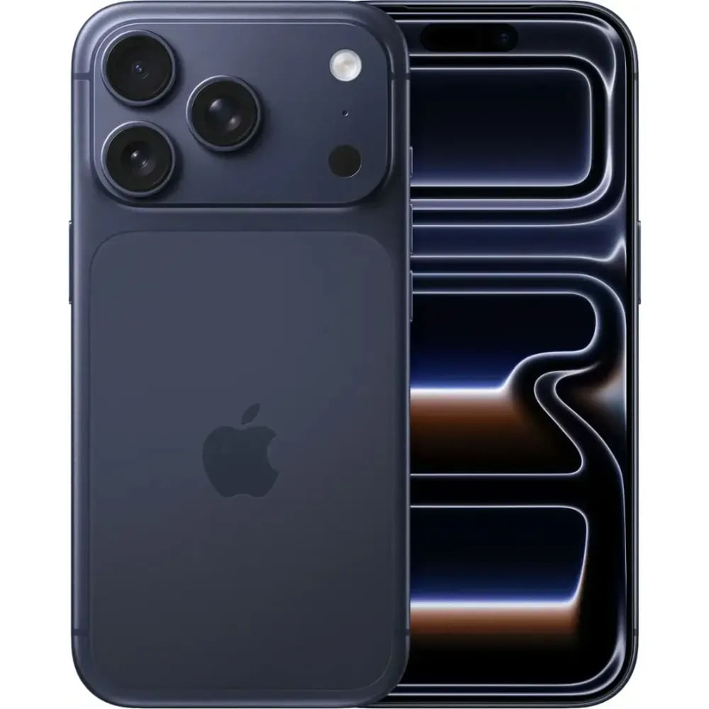 iPhone 17 Pro Max eSIM 256GB, 12GB RAM, cámara trasera 48MP y frontal 18MP, 6.9", azul