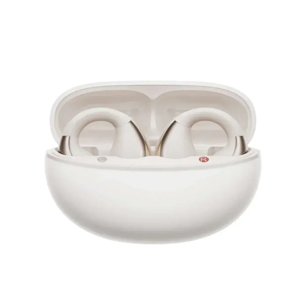 Audífonos bluetooth True Wireless QCY Crossky C30,  resistente al agua IPX4, duración máx. 25 horas con estuche, blanco