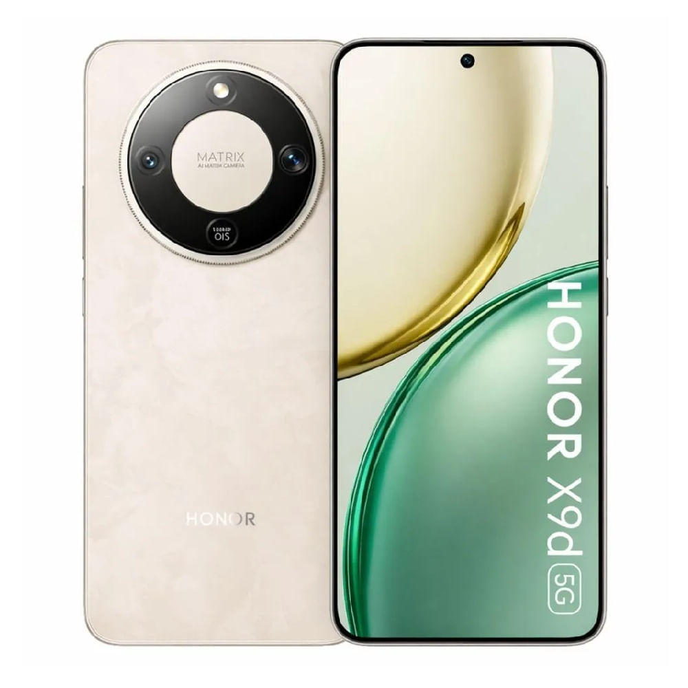 Celular Honor X9D 256GB, 8GB RAM, cámara trasera 108MP y frontal 16MP, 6.79", dorado