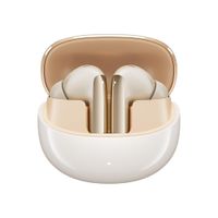 Audífonos bluetooth True Wireless QCY Melobuds pro HT08, cancelación de ruido,  resistente al agua IPX5, duración máx. 34 horas con estuche, dorado