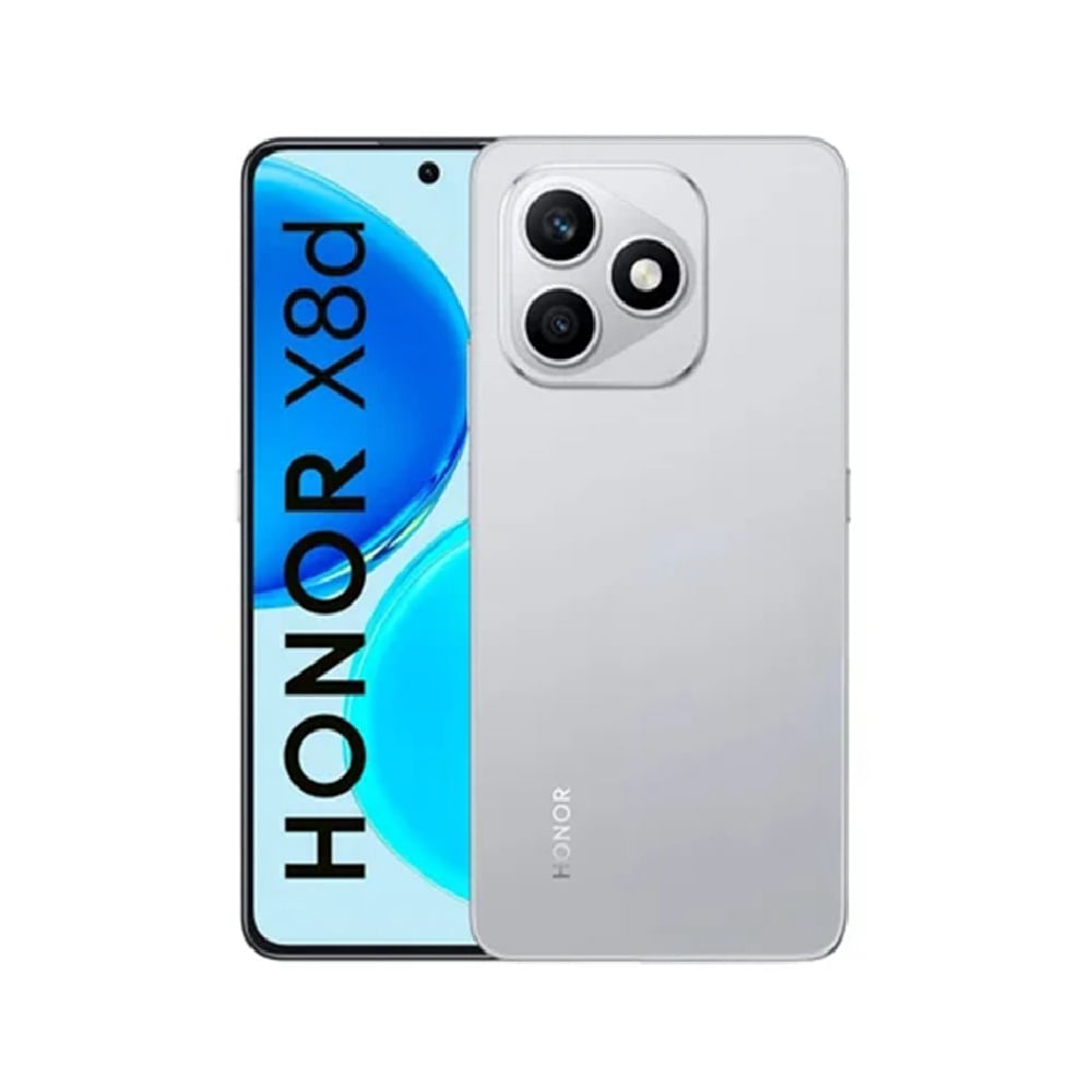 Celular Honor X8d 256GB, 8GB RAM, cámara trasera 108MP y frontal 16MP, 6.77", grey