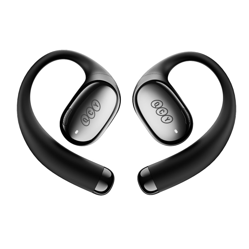 Imagen 2 del producto Audífonos bluetooth True Wireless QCY Crossky R70, cancelación de ruido, resistente al agua IPX5, duración máx. 52 horas con estuche, negro