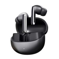 Audífonos bluetooth QCY Melobuds Pro HT08, cancelación de ruido,  resistente al agua IPX5, duración máx. 34 horas con estuche, negro