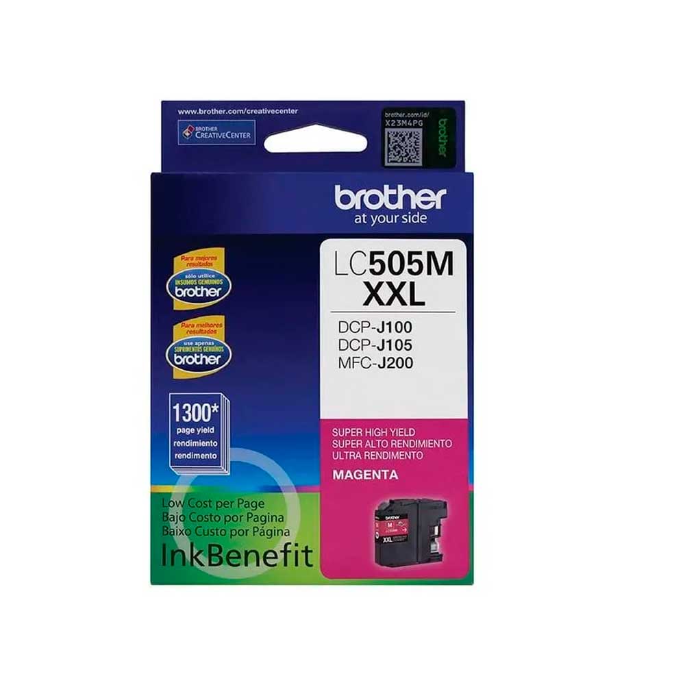 Cartucho Brother  LC-505M Magenta LC505  DCP-J100, MFC-J200, DCP-J105