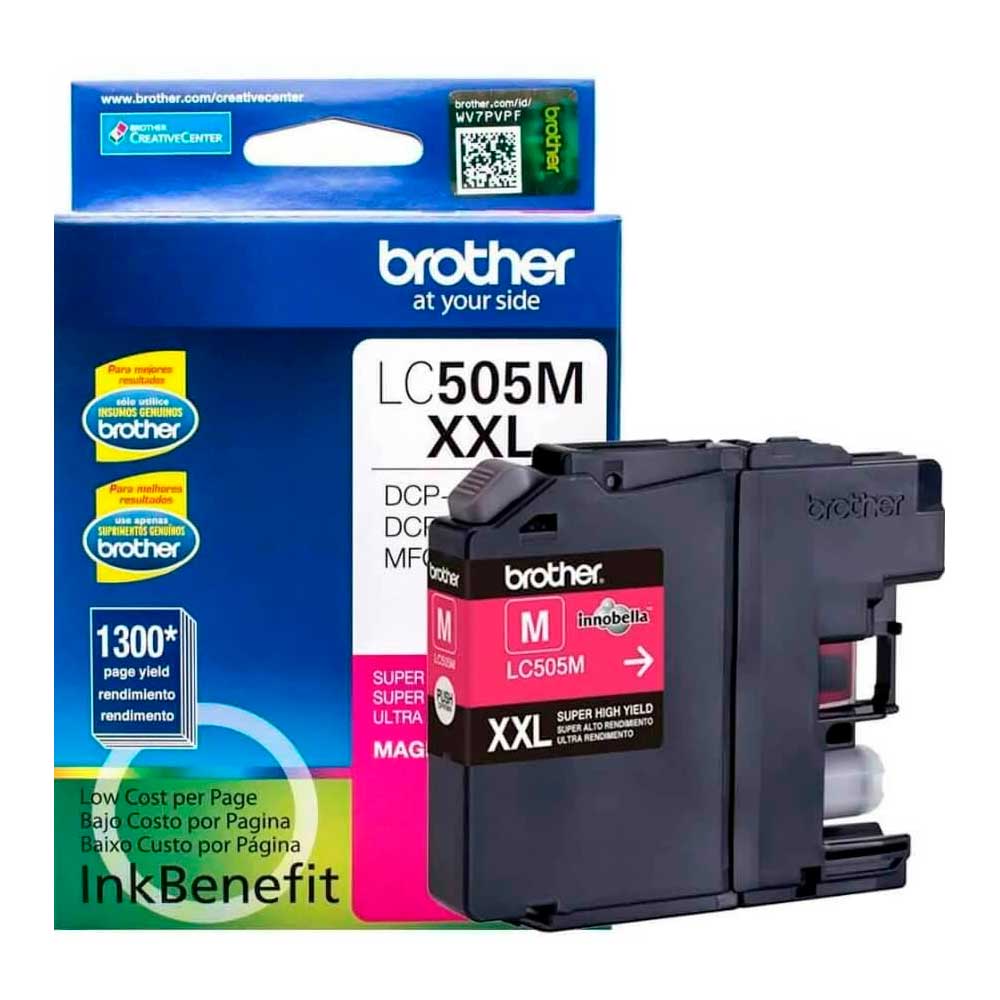 Imagen 2 del producto Cartucho Brother LC-505M Magenta LC505 DCP-J100, MFC-J200, DCP-J105