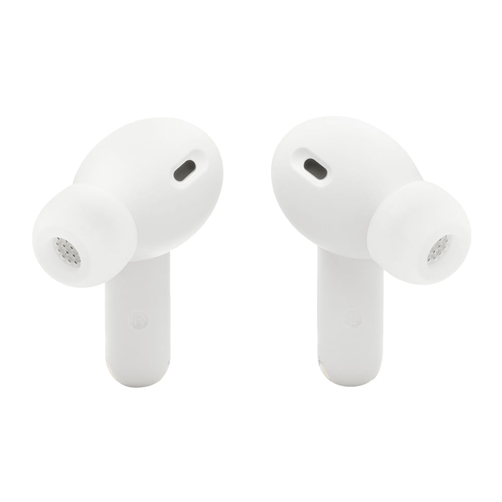 Imagen 2 del producto Audífonos bluetooth True Wireless JBL Wave Beam 2, cancelación de ruido, resistente al agua IP54, duración máx. 40 horas con estuche, blanco