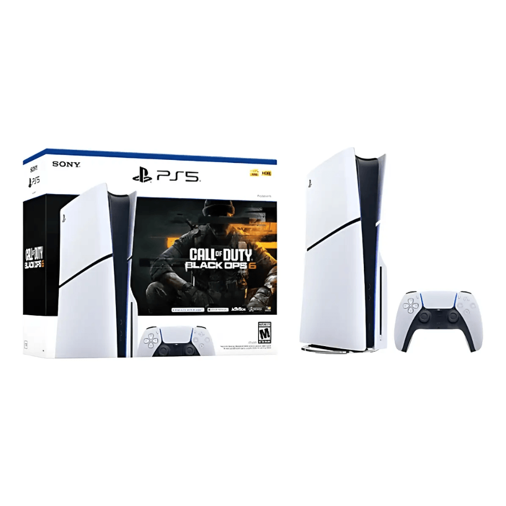 Imagen 2 del producto Consola PlayStation 5 Slim con lector de disco, 1TB, mando DualSense + Call of Duty: Black Ops 6