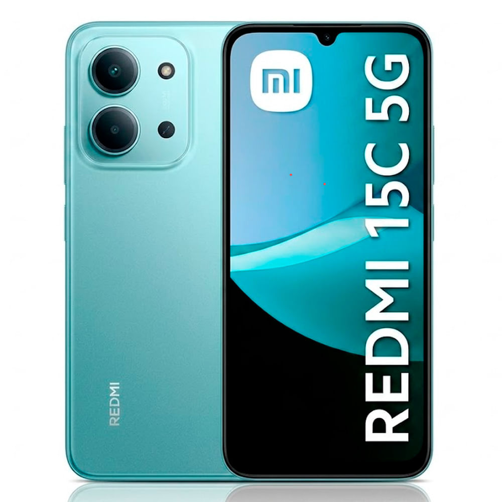 Imagen 1 del producto Celular Xiaomi Redmi 15C 256GB, 4GB RAM, cámara trasera 50MP y frontal 8MP, 6.9"", verde