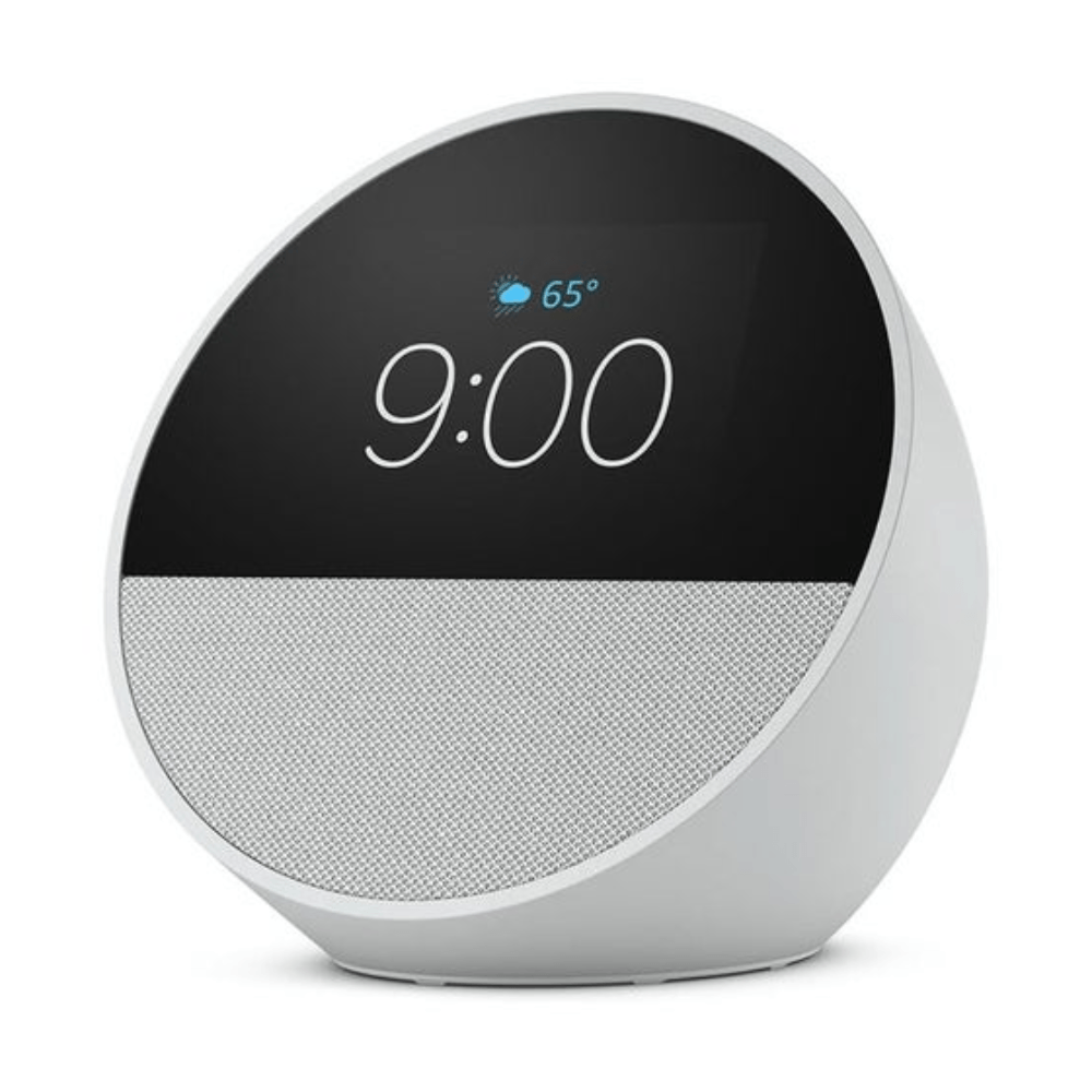 Parlante inteligente Amazon Alexa Echo Spot, control de voz Alexa, Wi-Fi, bluetooth, blanco