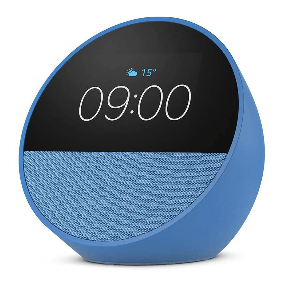 Parlante inteligente Amazon Alexa Echo Spot, control de voz Alexa, Wi-Fi, bluetooth, azul