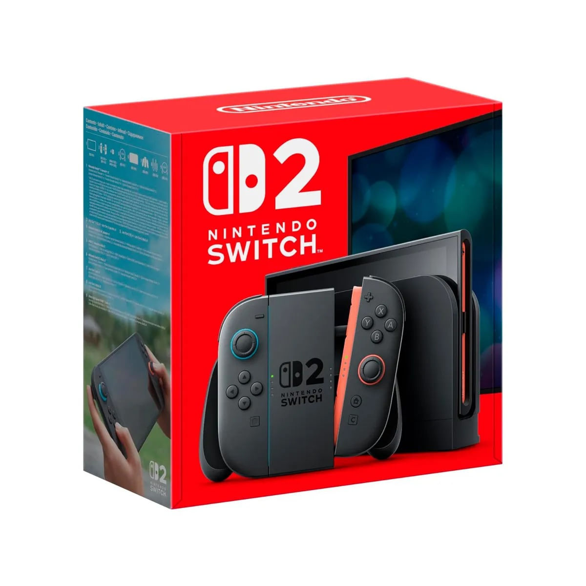 Consola Nintendo Switch 2, 256GB, 12GB RAM, negro