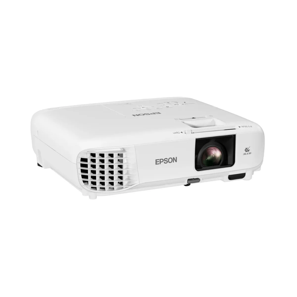 Proyector Epson PowerLite E24, 3600 lúmenes, XGA (1024 x 768), proyección 30"-350" aprox., HDMI USB VGA,  blanco