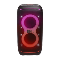 Parlante  de torre JBL PartyBox Stage 320 bluetooth, 240W, con luces, karaoke, batería reemplazable, negro