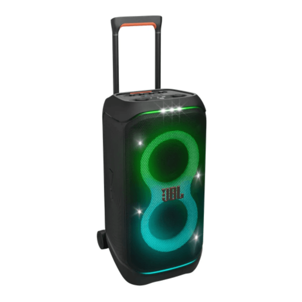 Imagen 2 del producto Parlante  de torre JBL PartyBox Stage 320 bluetooth, 240W, con luces, karaoke, batería reemplazable, negro