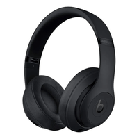 Audífonos con cancelación de ruido Beats Studio 3, micrófono incorporado, máx. 22 horas, control de música y llamadas, negro
