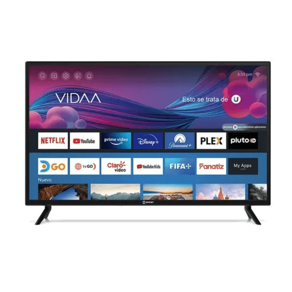 Imagen 1 del producto Televisor Miray 32"", LED, HD, Smart TV, Vidaa, Wi-Fi, bluetooth, HDMI, USB, control remoto, MS32-E204