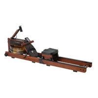 Remadora bogadora de agua Ultimate Fitness M350 peso máx. 120 kg, monitor LCD, ergonómico, marrón