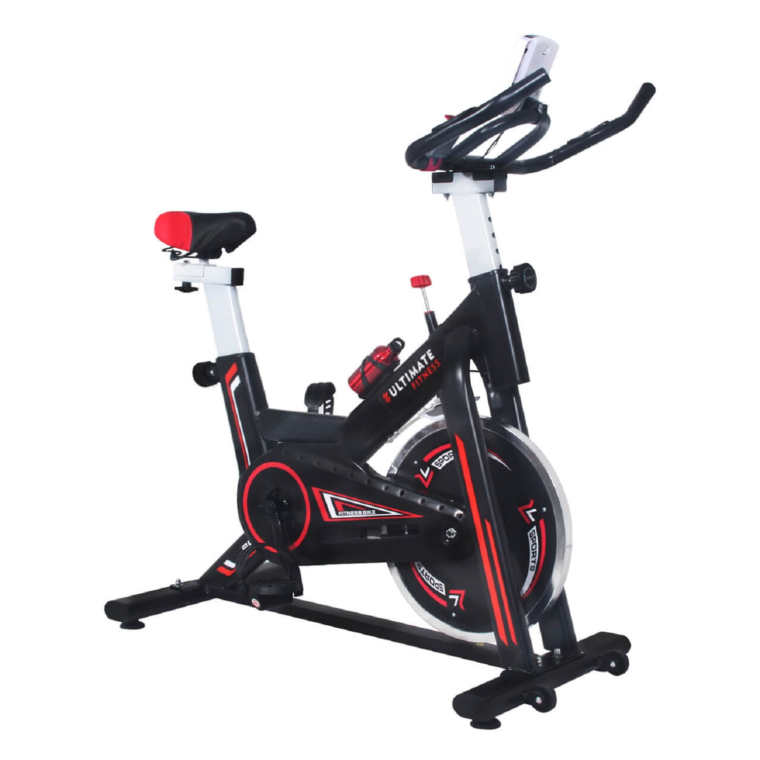 Imagen 1 del producto Bicicleta de spinning Ultimate Fitness Z250 Pro resistencia industrial, máx 150kg, negro