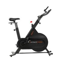 Bicicleta de spinning Ultimate Fitness  Z50 Pro resistencia magnética, máx. 100 kg, negro