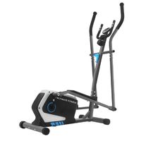 Elíptica T330 Pro, magnética, 8 niveles de resistencia, porta botellas, negro