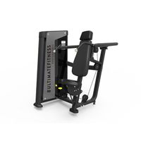 Press de hombros, carga máx. 100 kg, asiento ajustable, negro