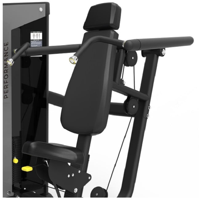 Imagen 2 del producto Press de hombros, carga máx. 100 kg, asiento ajustable, negro