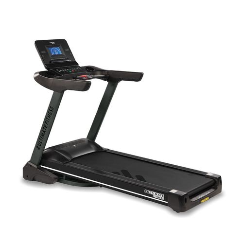 Trotadora eléctrica E650 elite 2.0, motor 3.5 HP, velocidad 20 KM/H, inclinación 15%, plegado hidráulico, ZWIFT y KINOMAP, negro