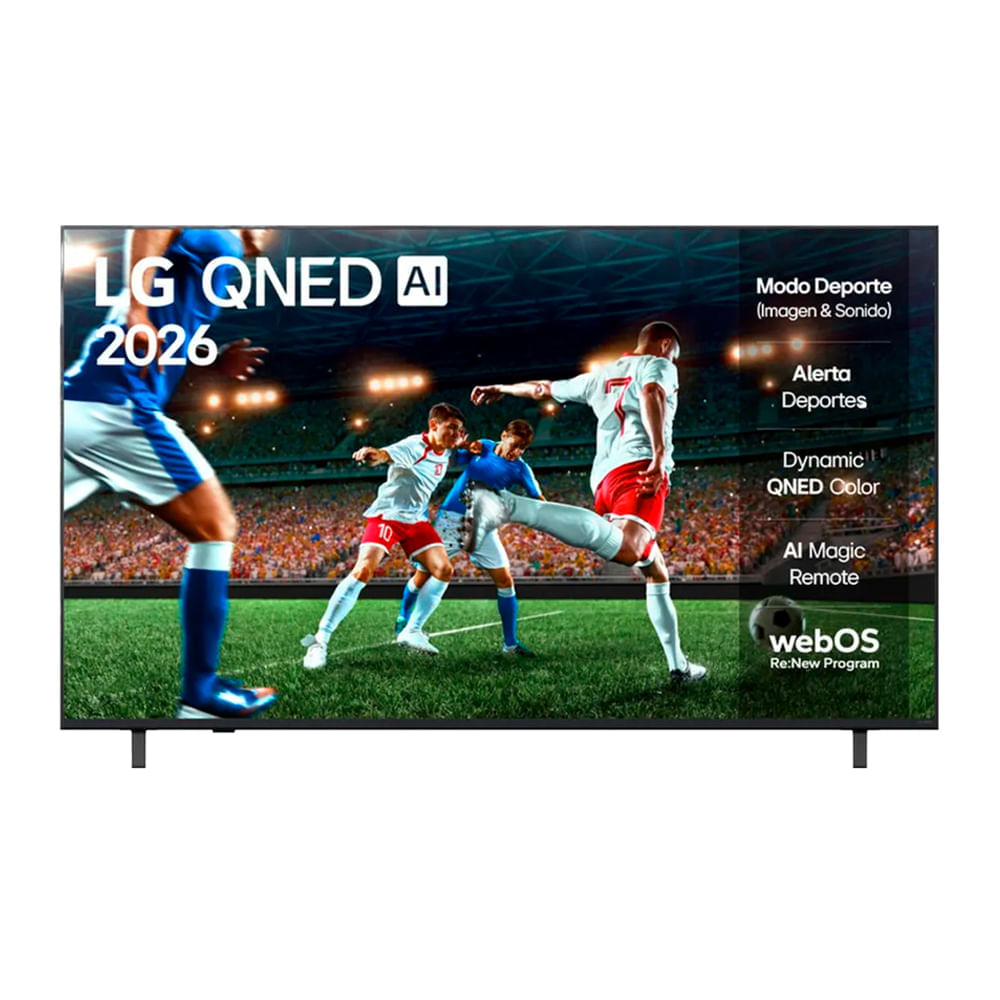 Imagen 1 del producto Smart TV LG 55"" 4K Ultra HD, QNED, sistema webOS 23 integrado, 55QNED73ASA (2026)