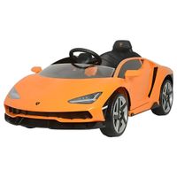 Carro a batería deportivo Centenary licenciado, con control remoto, anaranjado