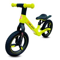 Bicicleta de equilibrio Thalos Pro 12"", manubrio ergonómico, amarillo