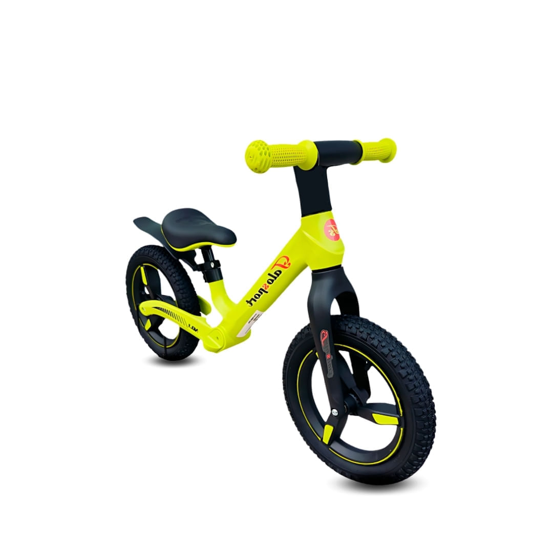 Imagen 2 del producto Bicicleta de equilibrio Thalos Pro 12"", manubrio ergonómico, amarillo