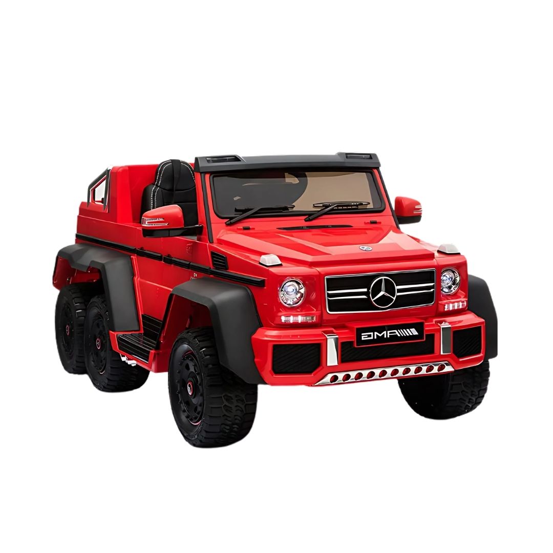 Imagen 2 del producto Carro a batería AMG 6x6 licenciado, pantalla mp4, luces led en llantas y 6 motores potentes, rojo